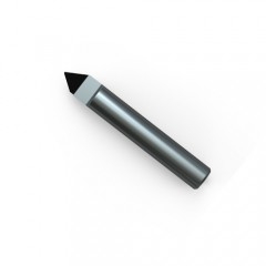 mulino di estremità di profondità PCD di 3.5mm - di 1mm singolo poli Diamond End Mill cristallino