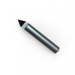 mulino di estremità di profondità PCD di 3.5mm - di 1mm singolo poli Diamond End Mill cristallino