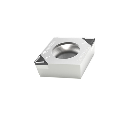 Tipo policristallino inserzioni di alluminio di cc del diamante di Chip Breaker Insert High Silicon PCD