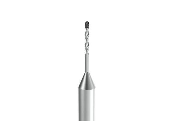 WZ2 Composite Ceramic Pcd Micro Drill Polimerizza Crystal Diamond Elevata durezza