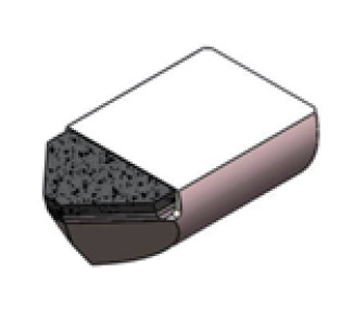 Barra per alesatura fine saldata WORLDIA Serie SDM per utensili PCD