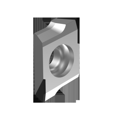 Worldia più alta profondità di taglio IISO Standard On Stock PCD Insert 90 Universal BS 1.5.1 Punta 4 mm.per la fresatura Contenuto di Si 10%