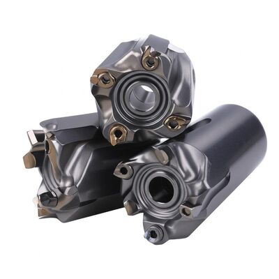 Tagliatrici di fresatura a faccia di liquido di raffreddamento interno progettate per macchine di fresatura manuali che offrono un funzionamento regolare e riducono l'usura degli utensili