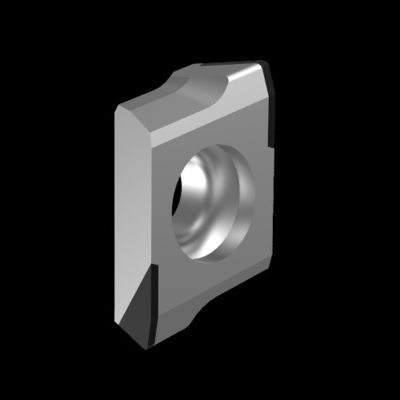 Mulino di estremità di macinazione standard della spalla dell'inserzione del diamante PCD per alluminio