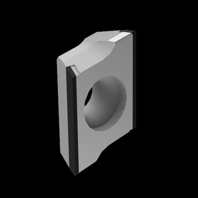Mulino di estremità di macinazione standard della spalla dell'inserzione del diamante PCD per alluminio