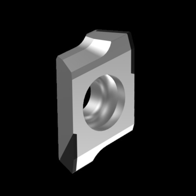 Mulino di estremità di macinazione standard della spalla dell'inserzione del diamante PCD per alluminio